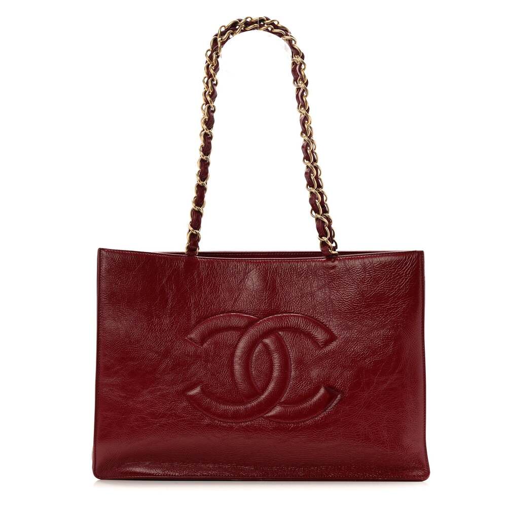 Chanel Shiny Aged Calfskin Shopping Bag #315485C33B